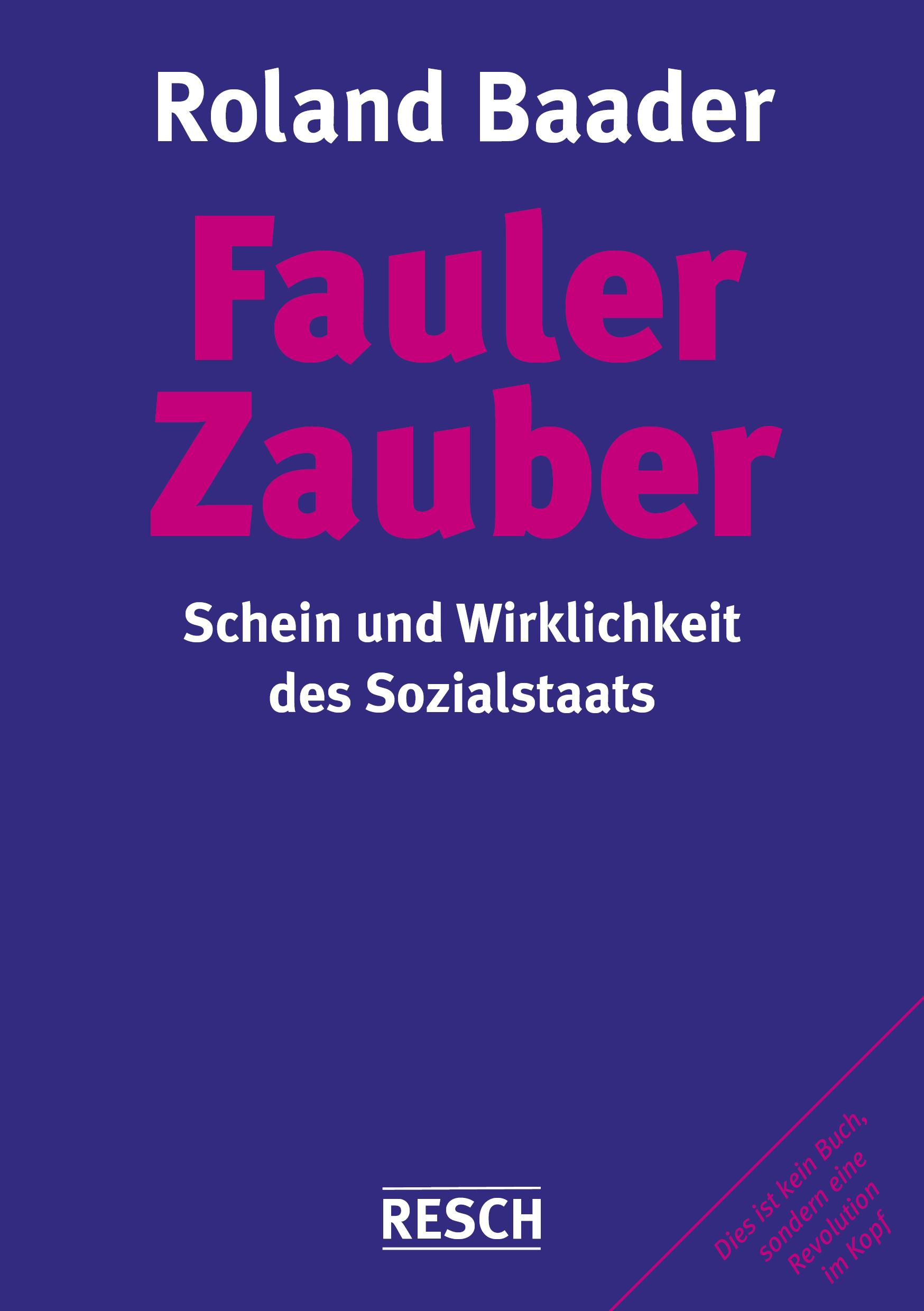 Vorderes Coverbild Fauler Zauber