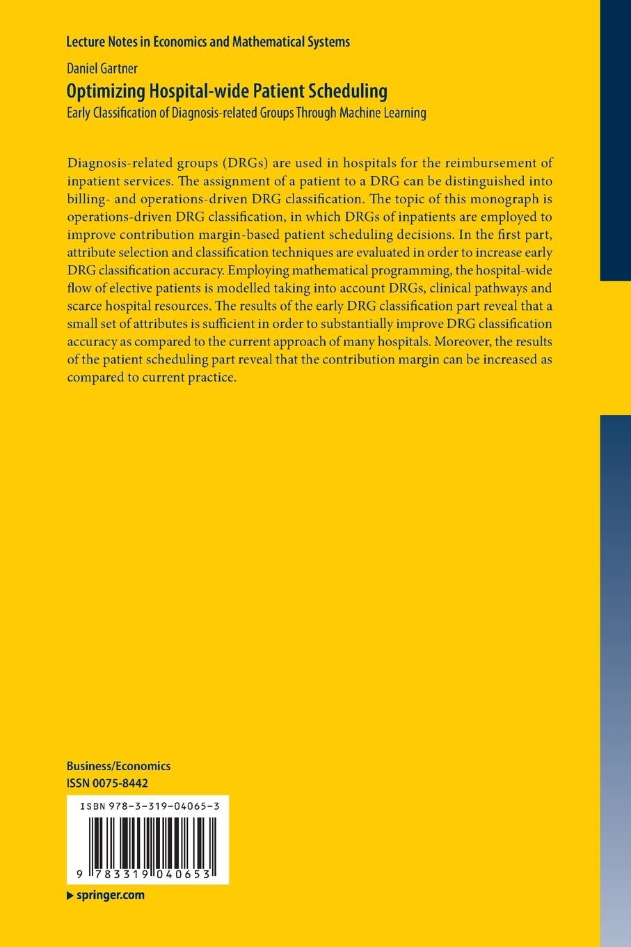 Rückseitencover Optimizing Hospital-wide Patient Scheduling