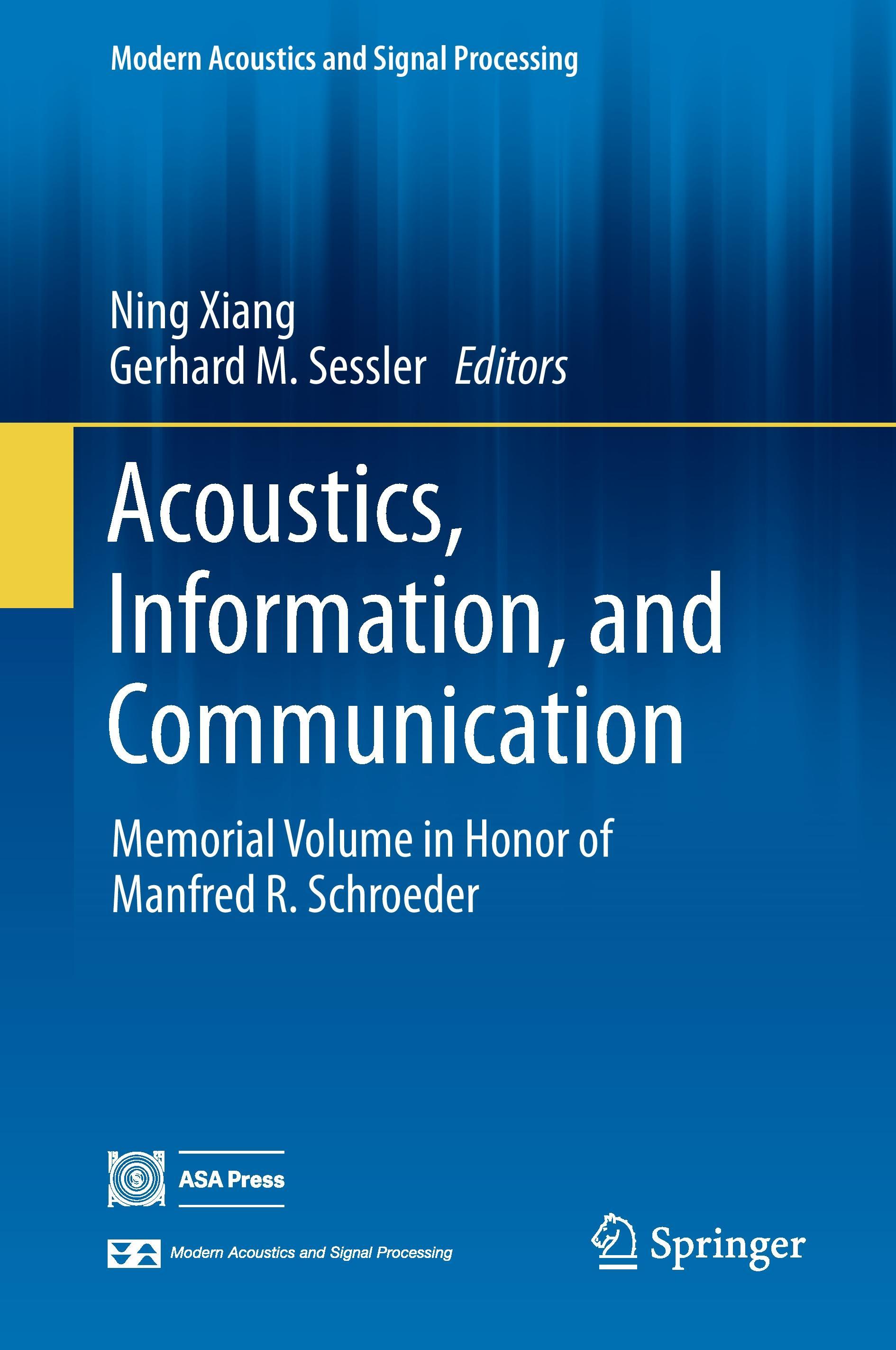 Vorderes Coverbild Acoustics, Information, and Communication