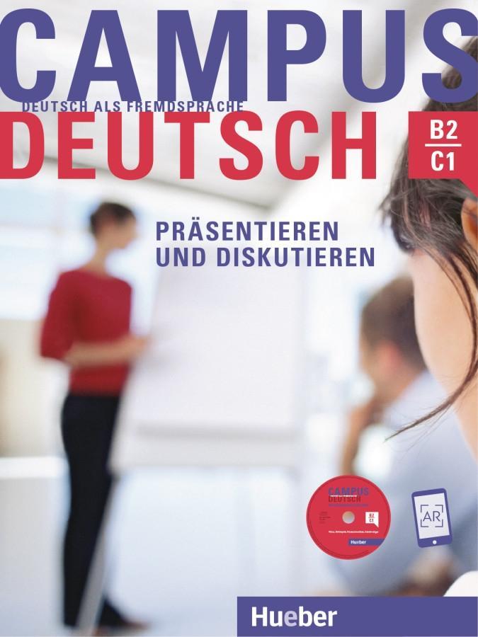 Vorderes Coverbild Campus Deutsch - Präsentieren und Diskutieren. Kursbuch mit CD-ROM (MP3-Audiodateien und Video-Clips)