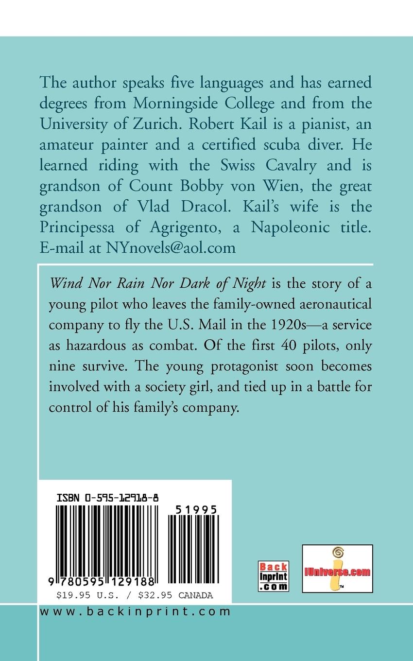 Rückseitencover Wind Nor Rain Nor Dark of Night