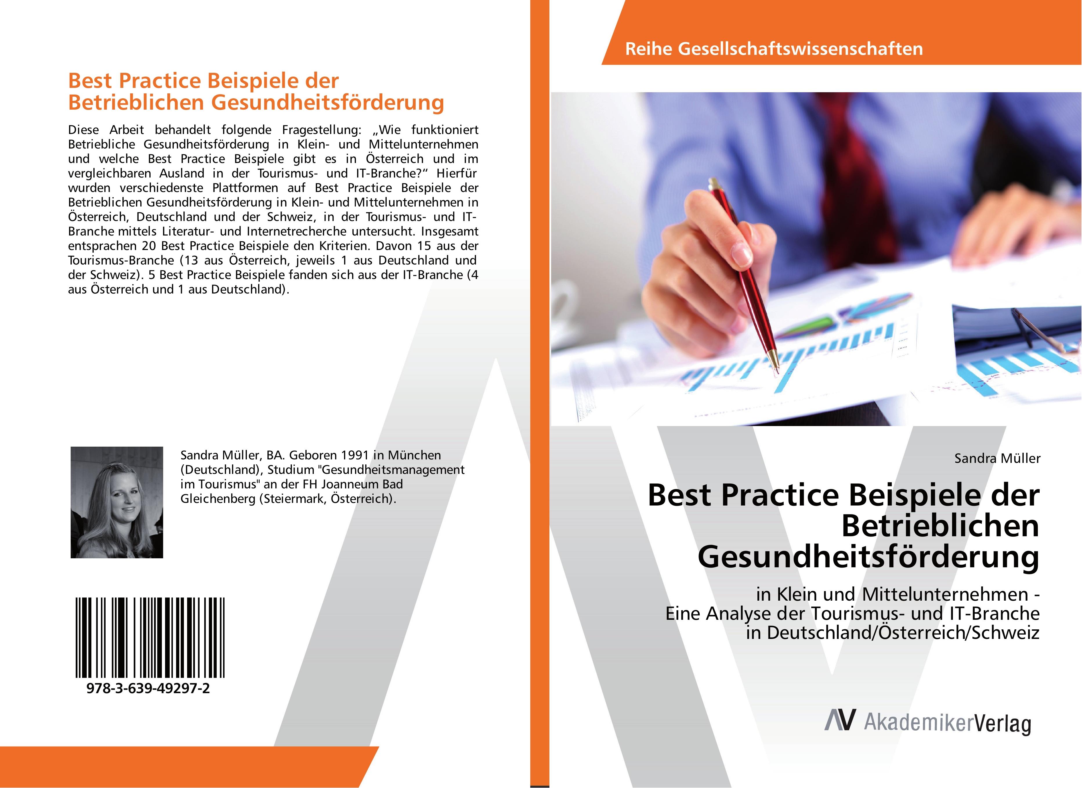 Vorderes Coverbild Best Practice Beispiele der Betrieblichen Gesundheitsförderung