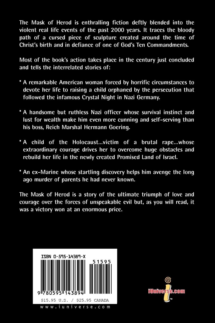 Rückseitencover The Mask of Herod