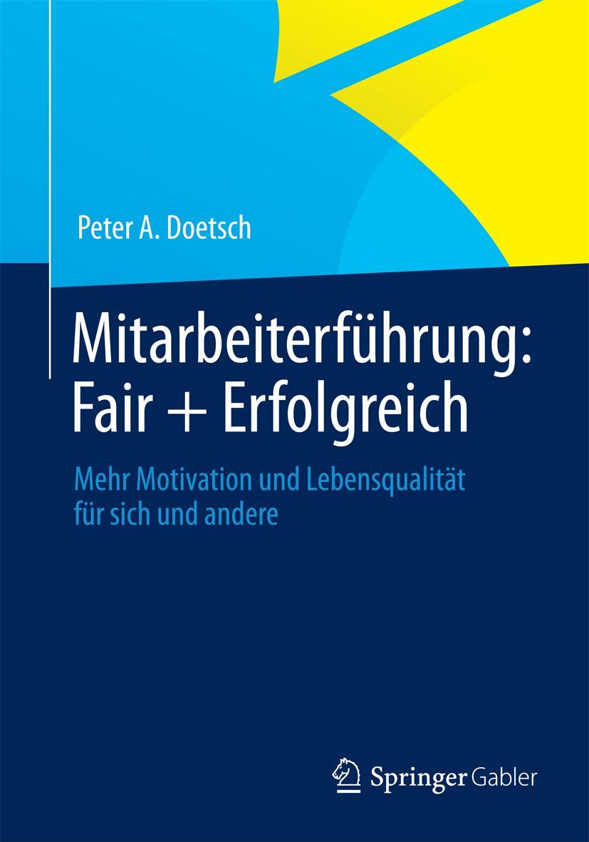Vorderes Coverbild Mitarbeiterführung: Fair + Erfolgreich