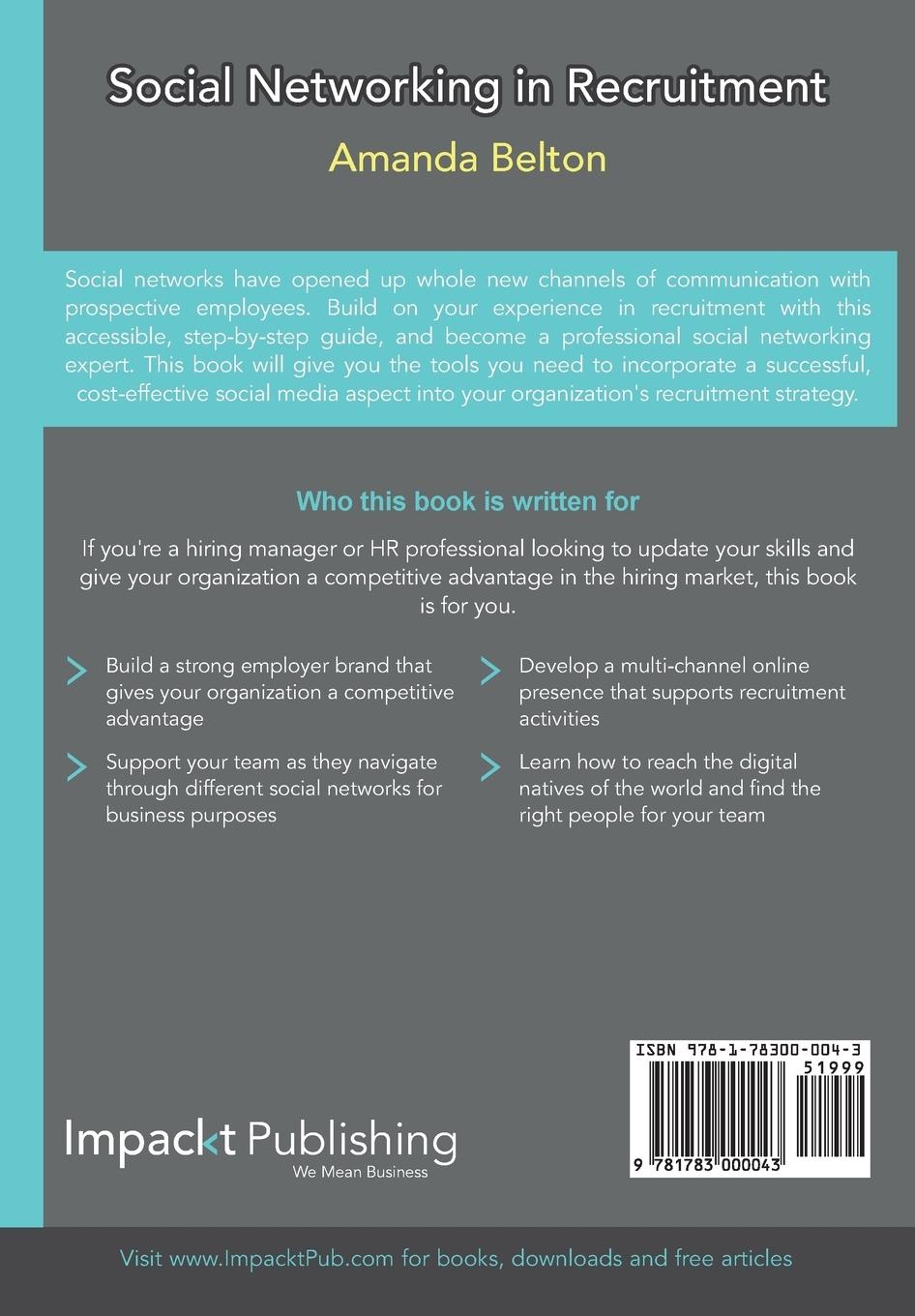 Rückseitencover Social Networking in Recruitment