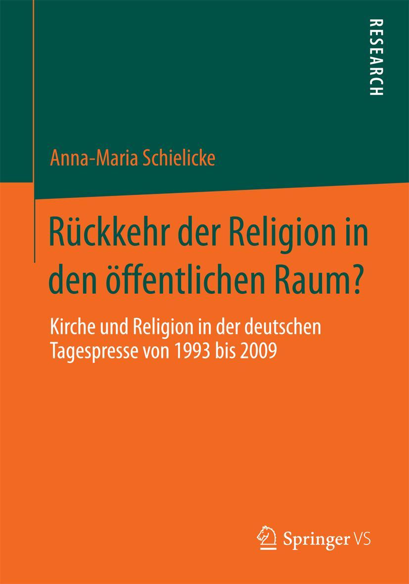 Vorderes Coverbild Rückkehr der Religion in den öffentlichen Raum?