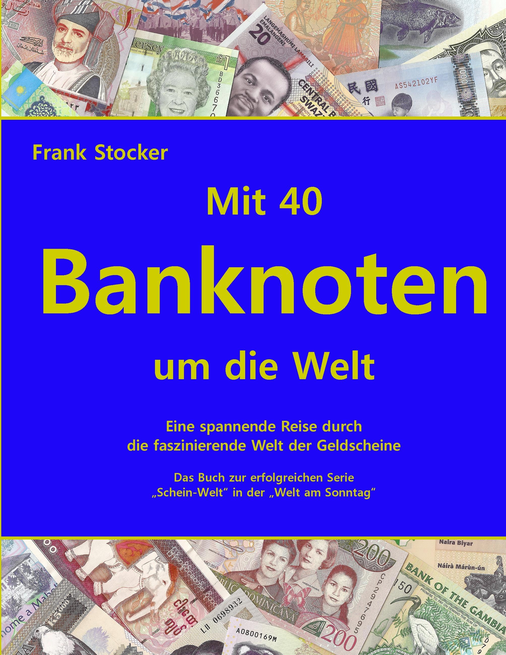 Vorderes Coverbild Mit 40 Banknoten um die Welt