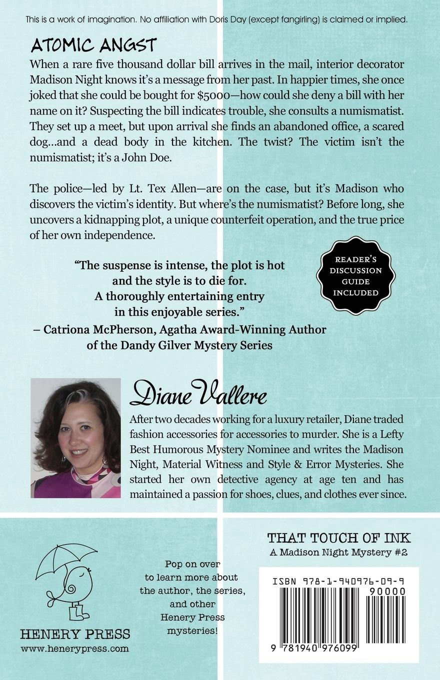 Rückseitencover That Touch of Ink