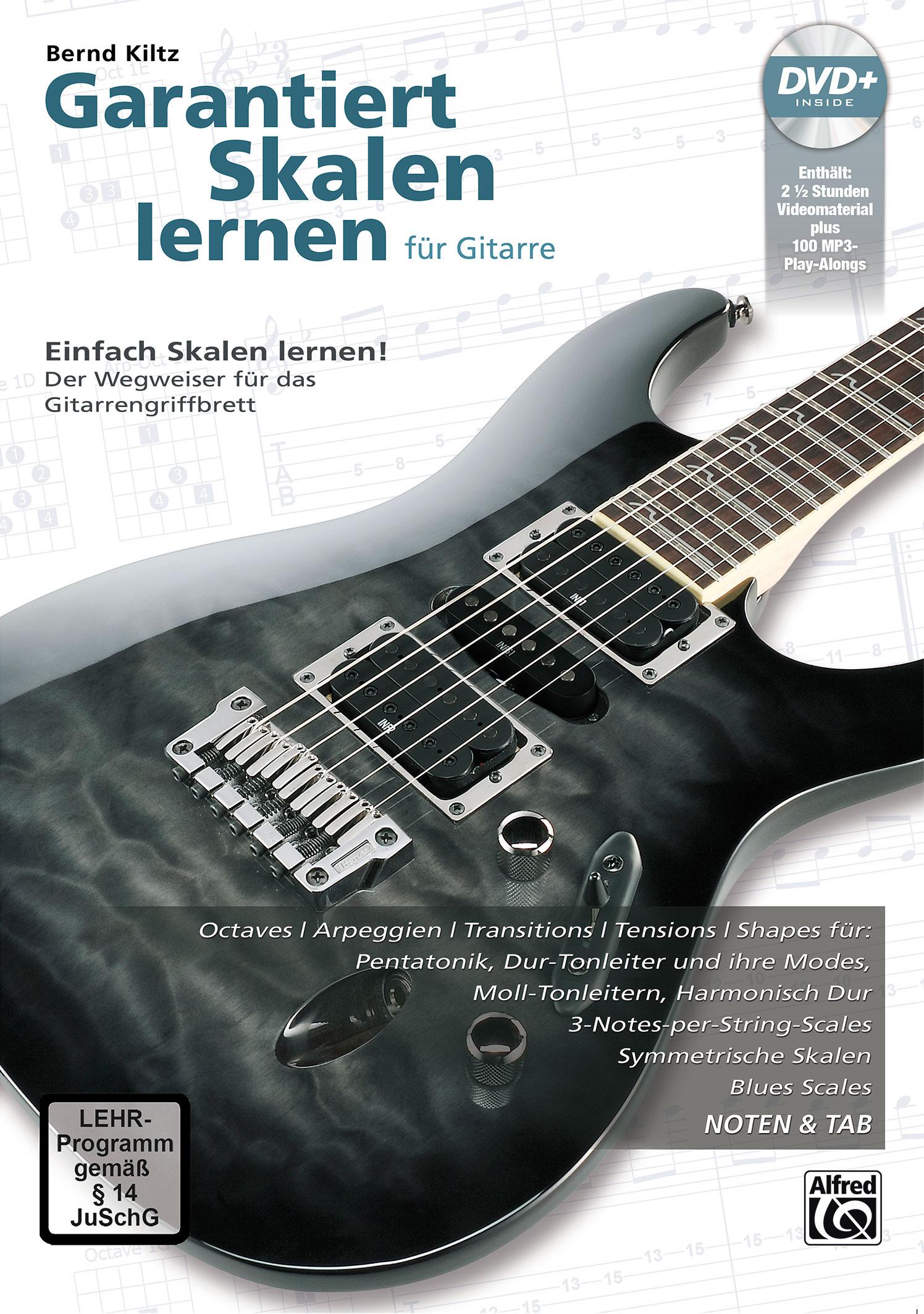 Vorderes Coverbild Garantiert Skalen lernen für Gitarre