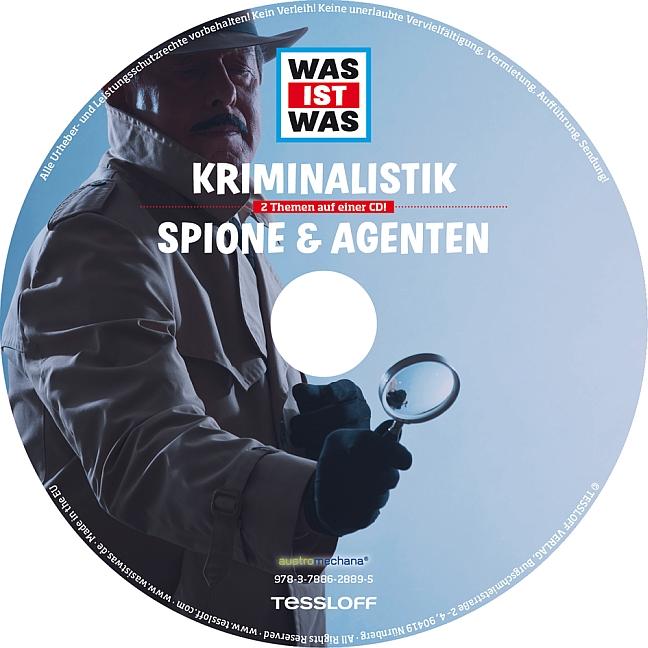 Beispielinhalt (Bild) Was ist was Hörspiel-CD: Kriminalistik/ Spione & Agenten