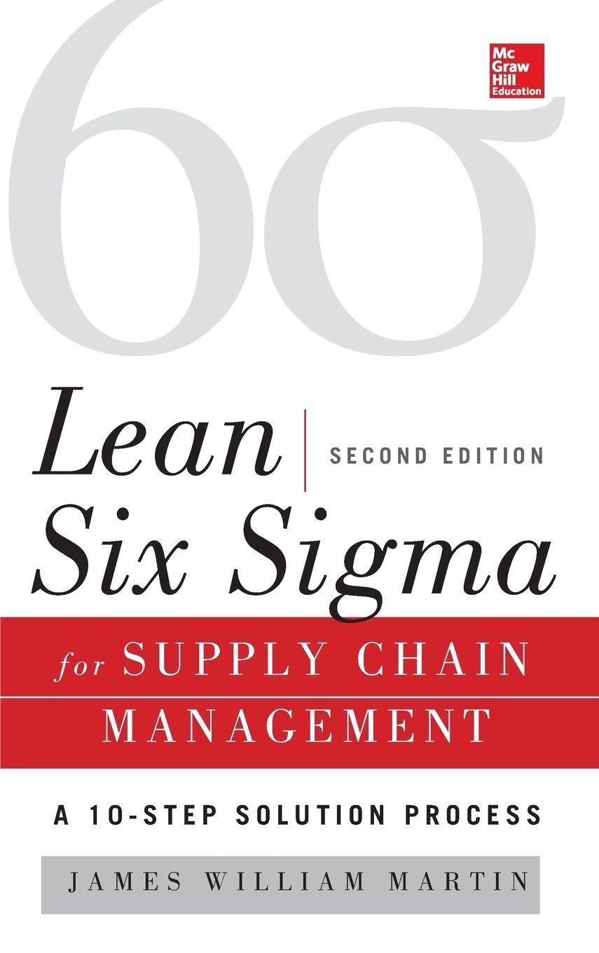 Vorderes Coverbild Lean Six Sigma for Supply Chain Management, Second Edition