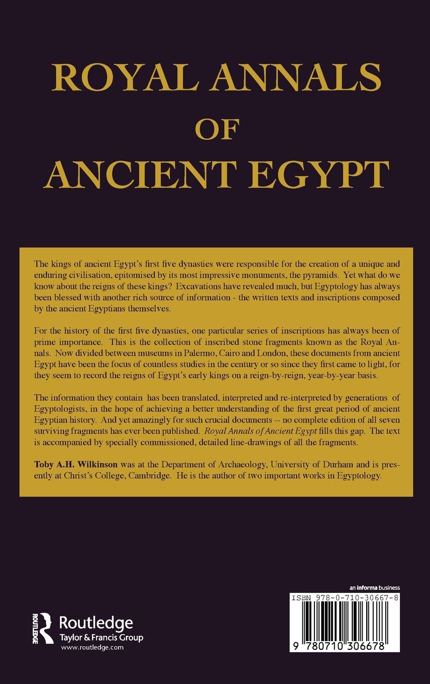 Rückseitencover Royal Annals Of Ancient Egypt