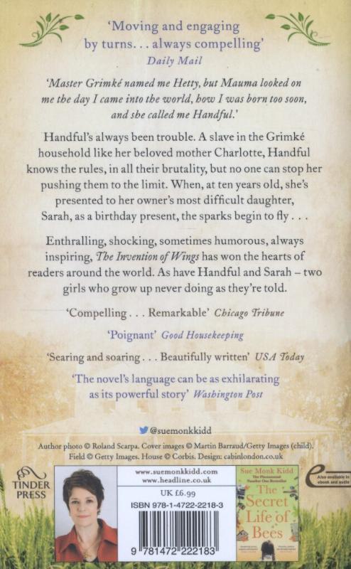 Rückseitencover The Invention of Wings