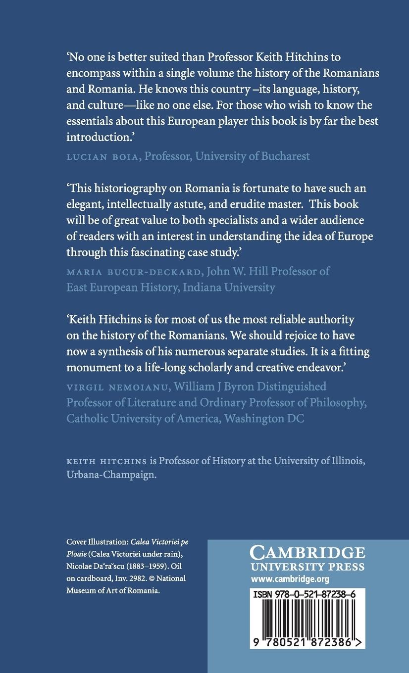 Rückseitencover A Concise History of Romania