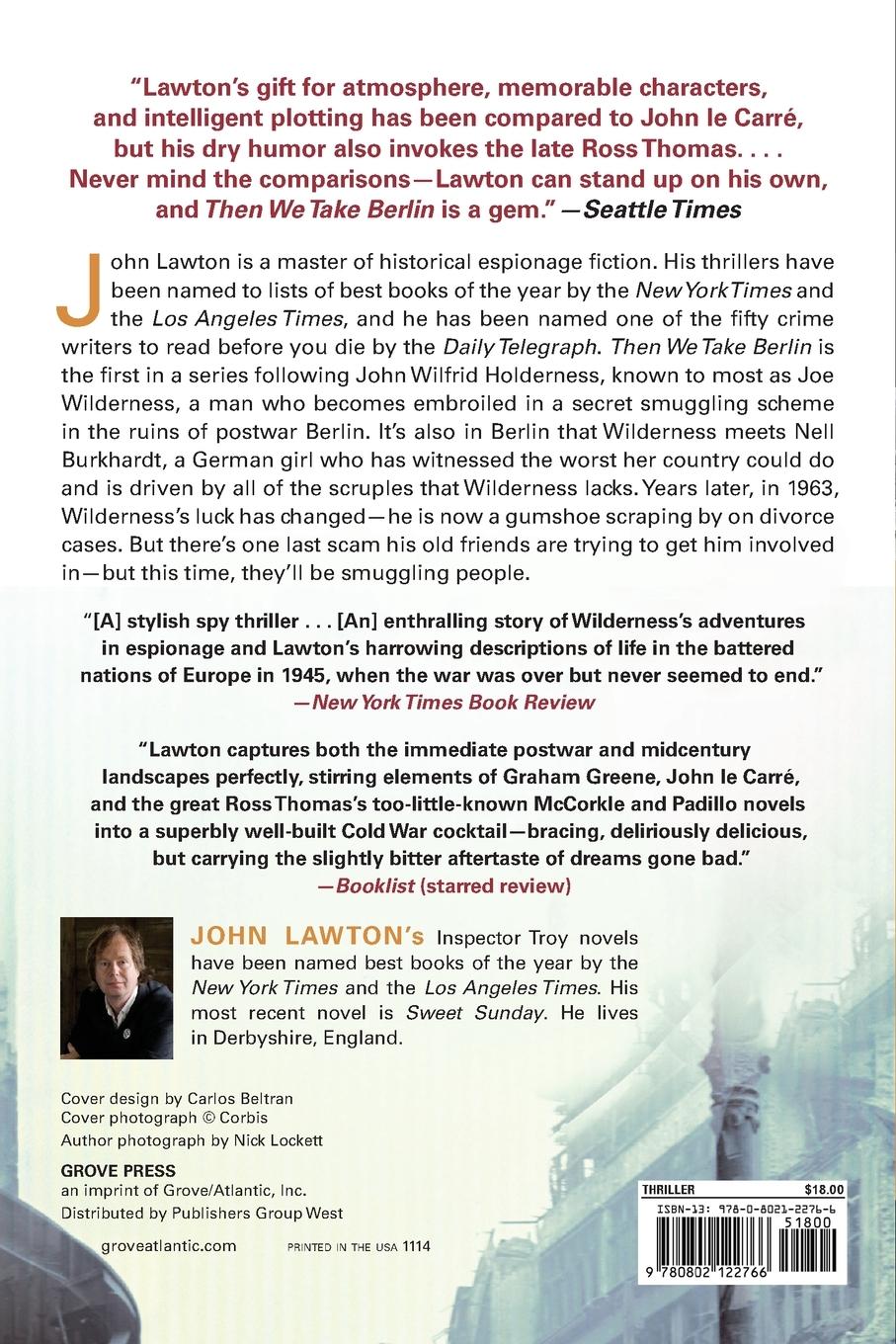 Rückseitencover Then We Take Berlin