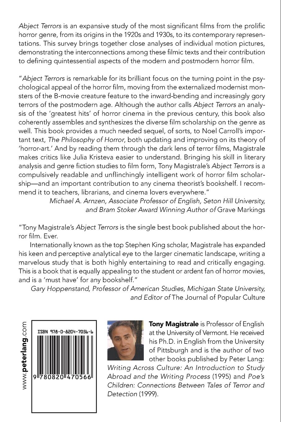 Rückseitencover Abject Terrors