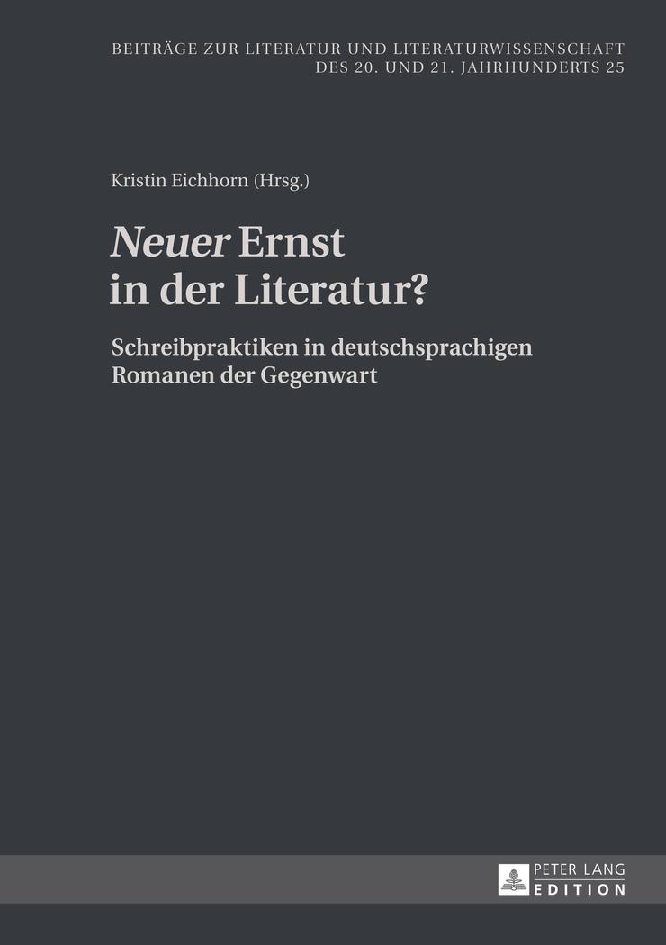 Vorderes Coverbild Neuer Ernst in der Literatur?