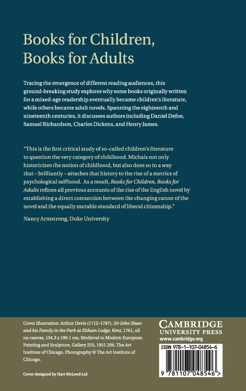 Rückseitencover Books for Children, Books for Adults