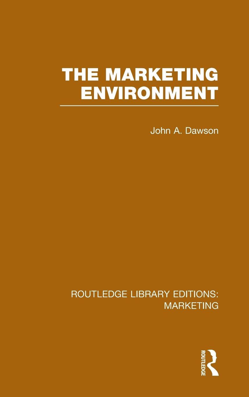 Vorderes Coverbild The Marketing Environment (RLE Marketing)