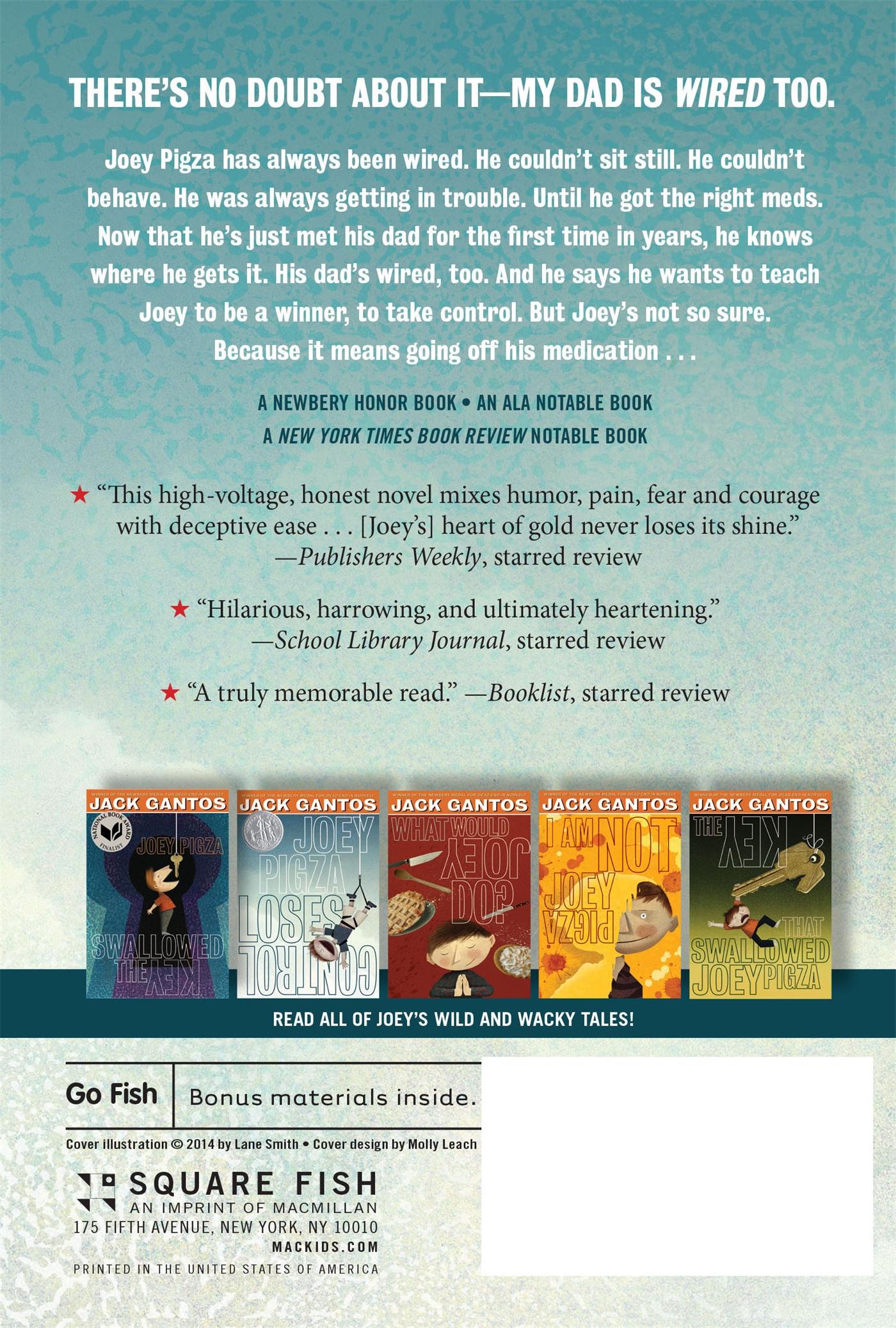 Rückseitencover Joey Pigza Loses Control