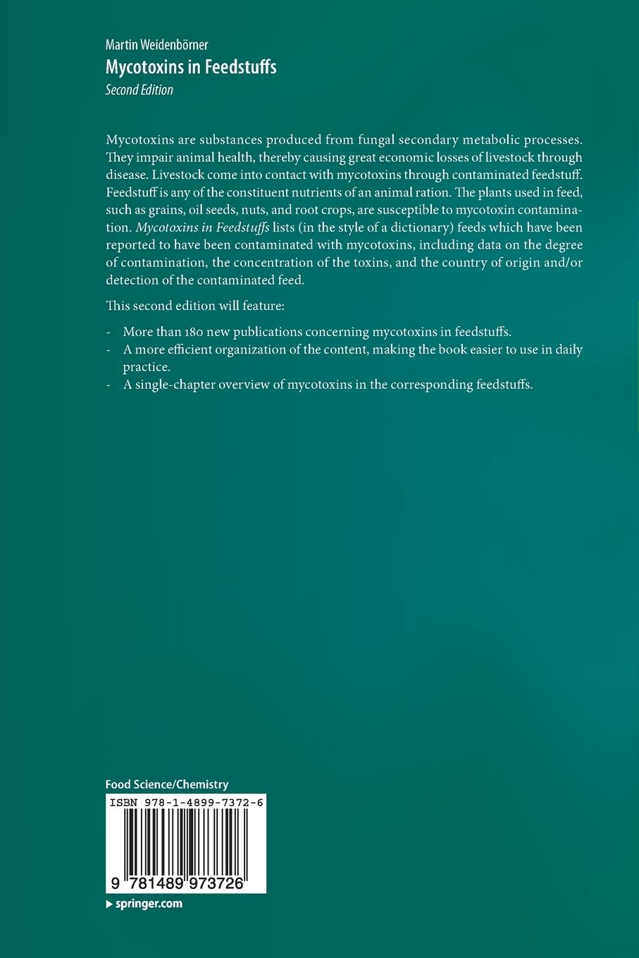 Rückseitencover Mycotoxins in Feedstuffs