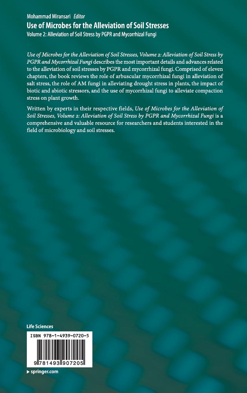 Rückseitencover Use of Microbes for the Alleviation of Soil Stresses