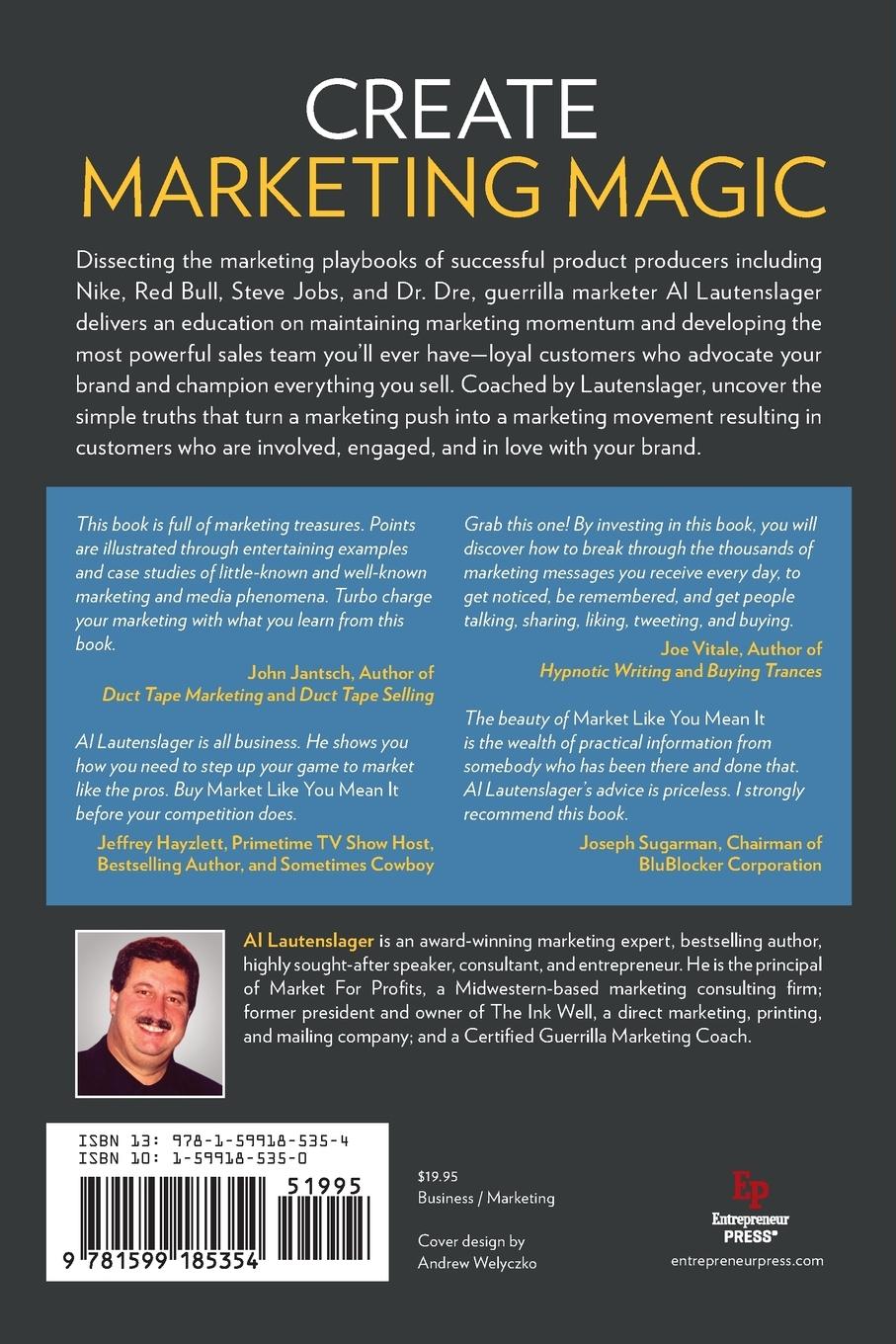 Rückseitencover Market Like You Mean It