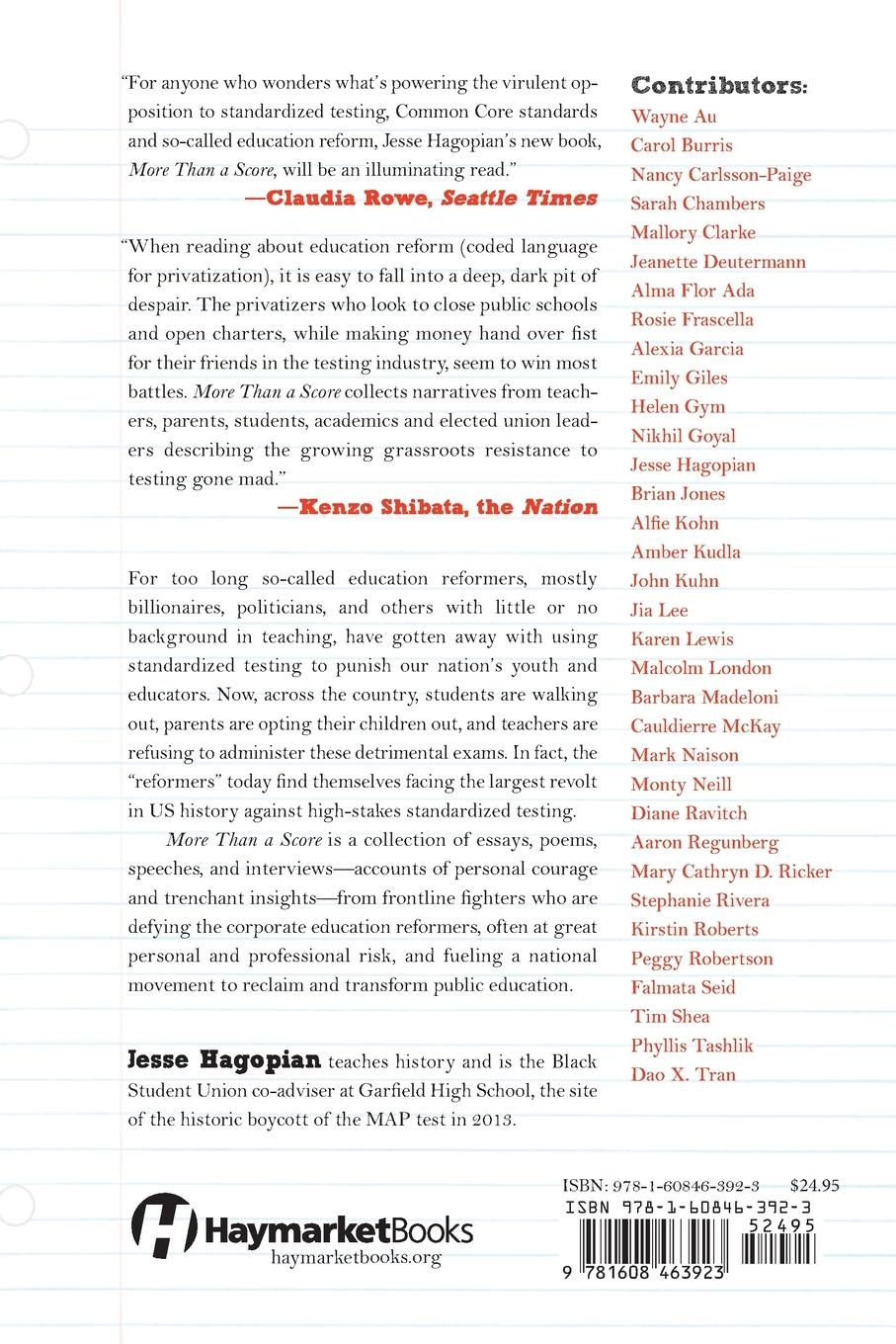 Rückseitencover More Than a Score