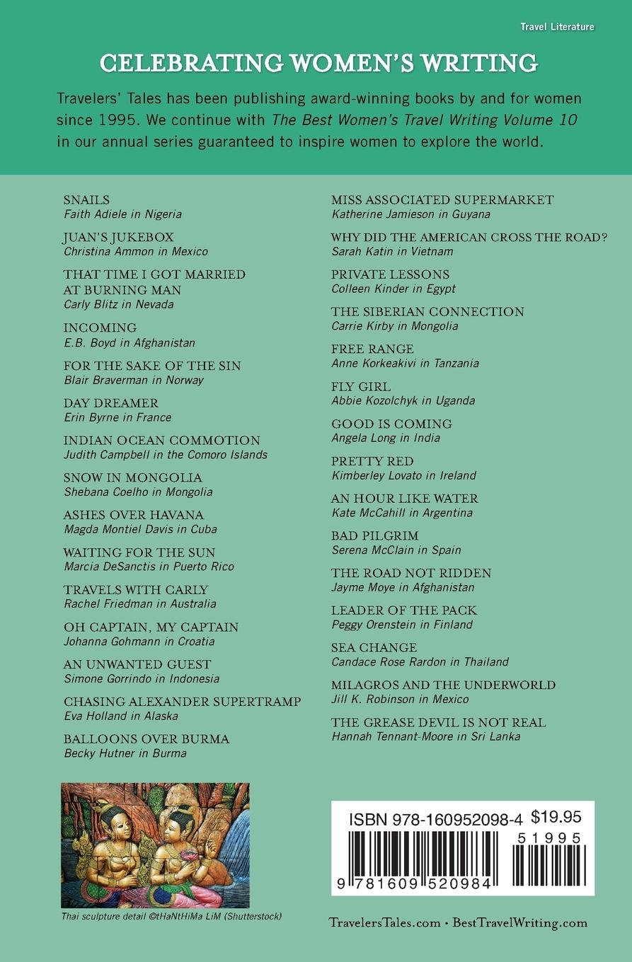 Rückseitencover The Best Women's Travel Writing, Volume 10