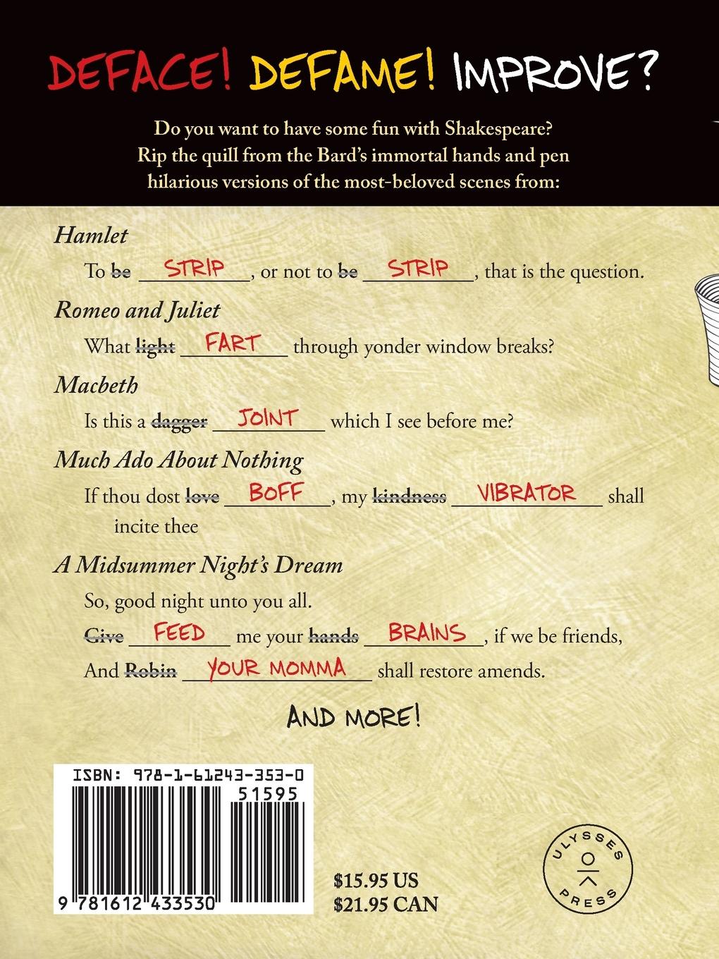 Rückseitencover William Shakespeare Rewritten by You