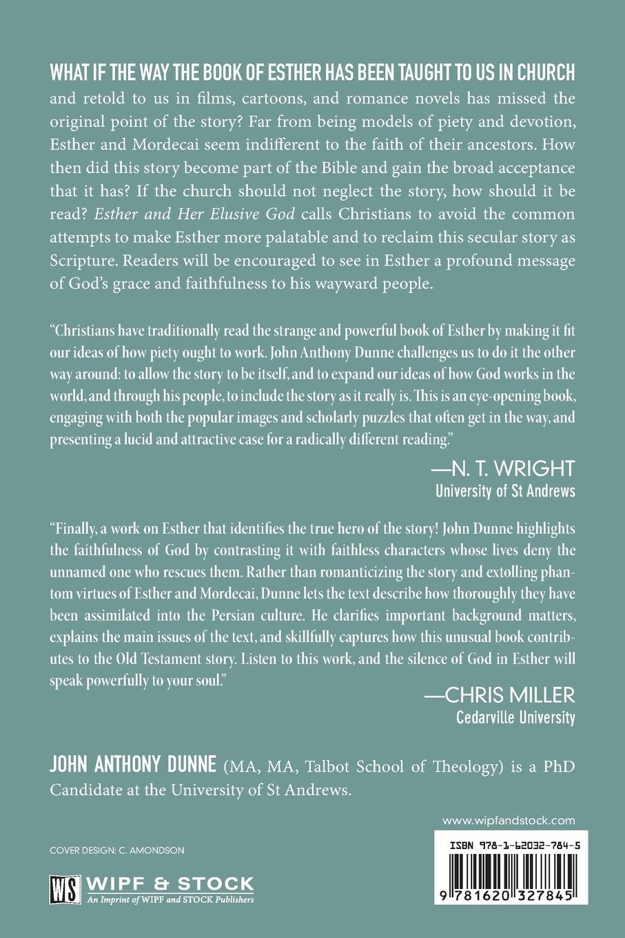 Rückseitencover Esther and Her Elusive God