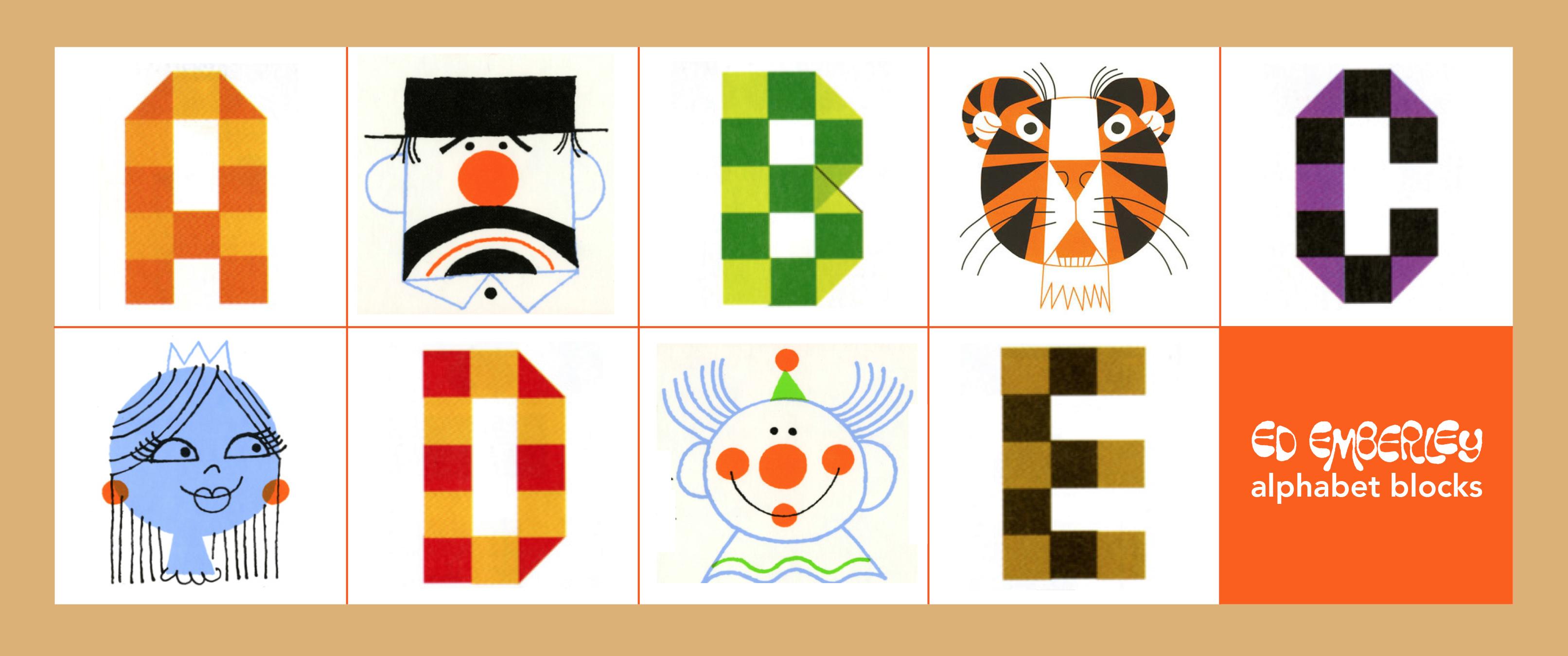 Vorderes Coverbild Ed Emberley Alphabet Blocks