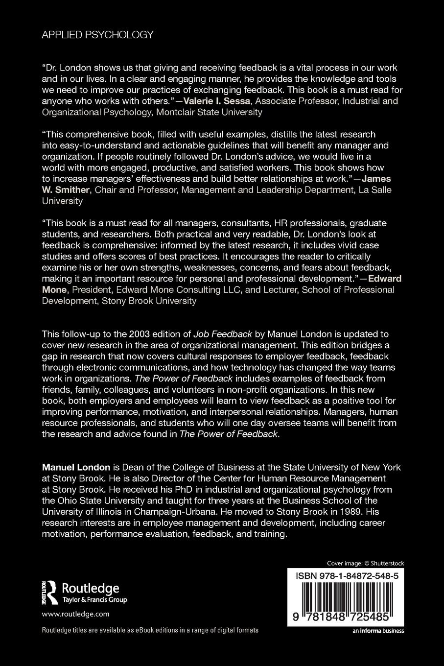 Rückseitencover The Power of Feedback