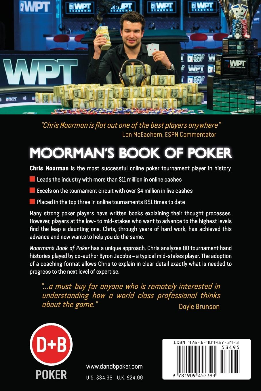 Rückseitencover Moorman's Book of Poker