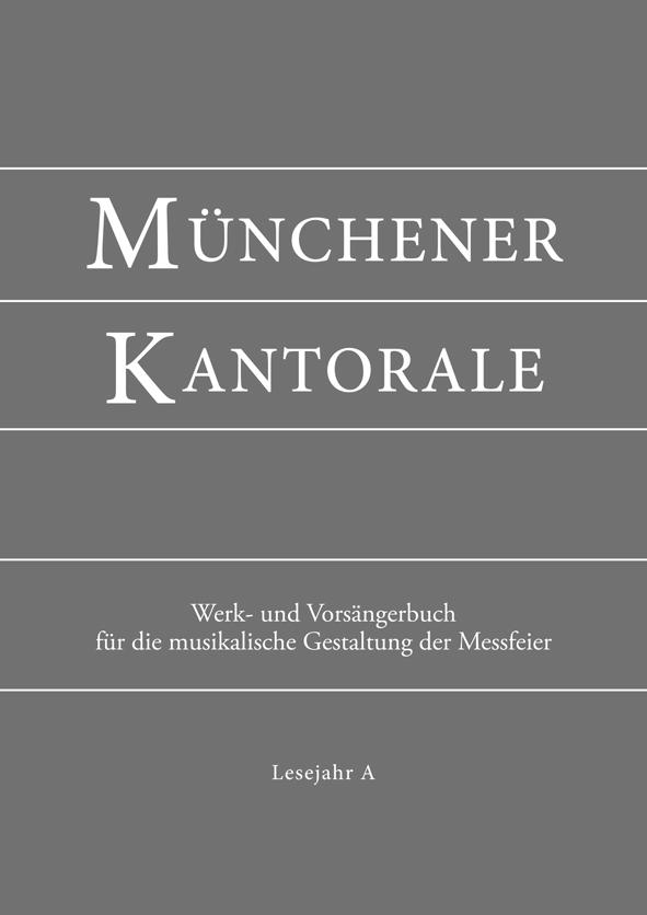 Vorderes Coverbild Münchener Kantorale: Lesejahr A. Werkbuch