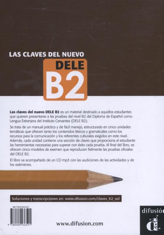 Rückseitencover Las claves del nuevo DELE B2