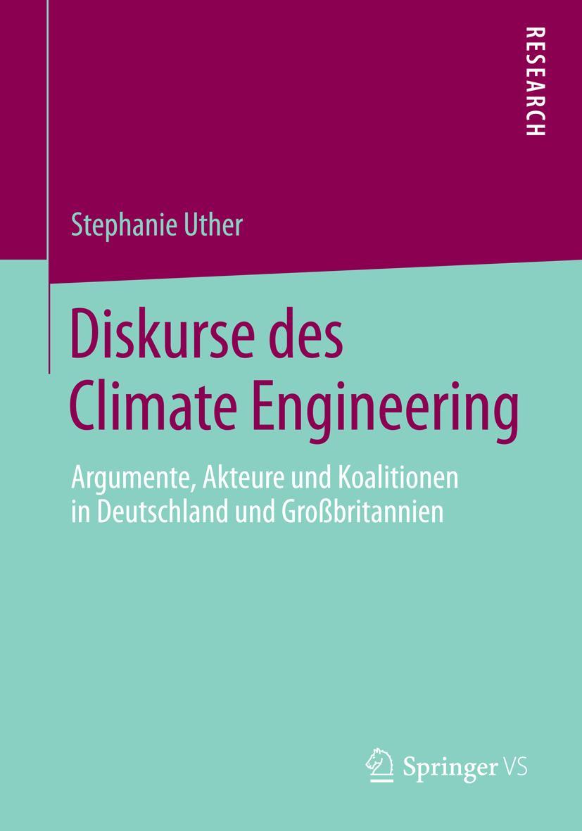 Vorderes Coverbild Diskurse des Climate Engineering