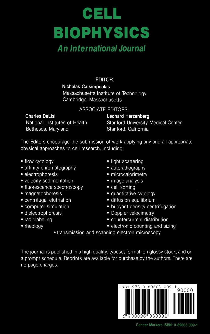 Rückseitencover Cancer Markers