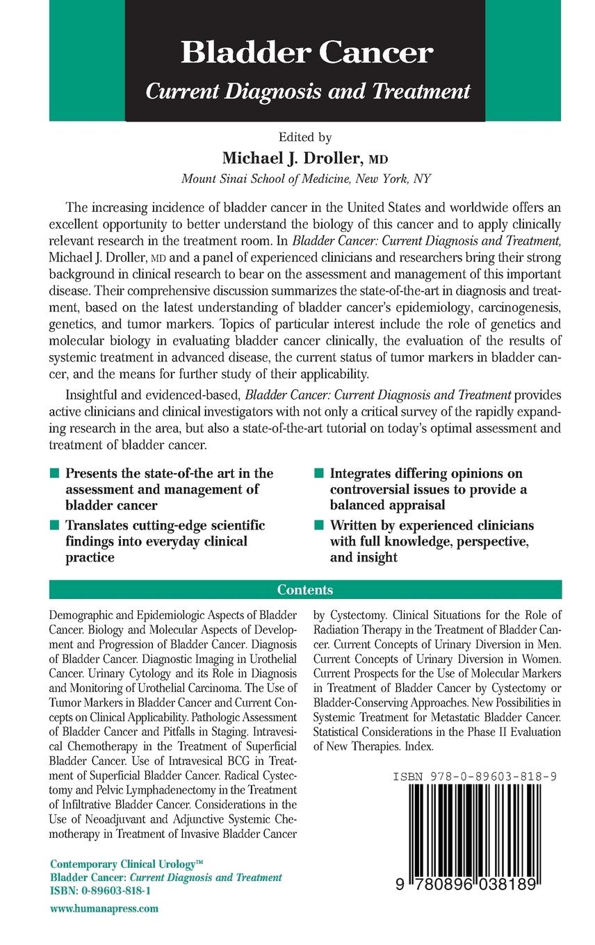Rückseitencover Bladder Cancer