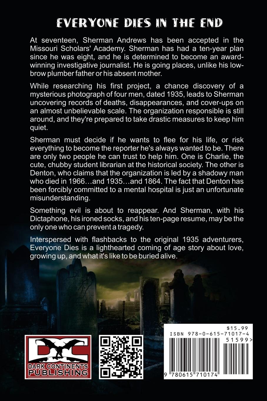 Rückseitencover Everyone Dies in the End