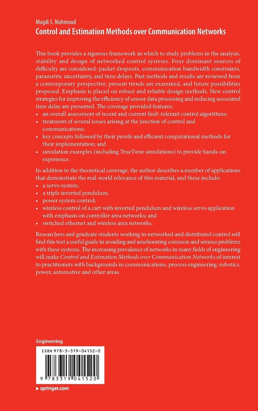 Rückseitencover Control and Estimation Methods over Communication Networks