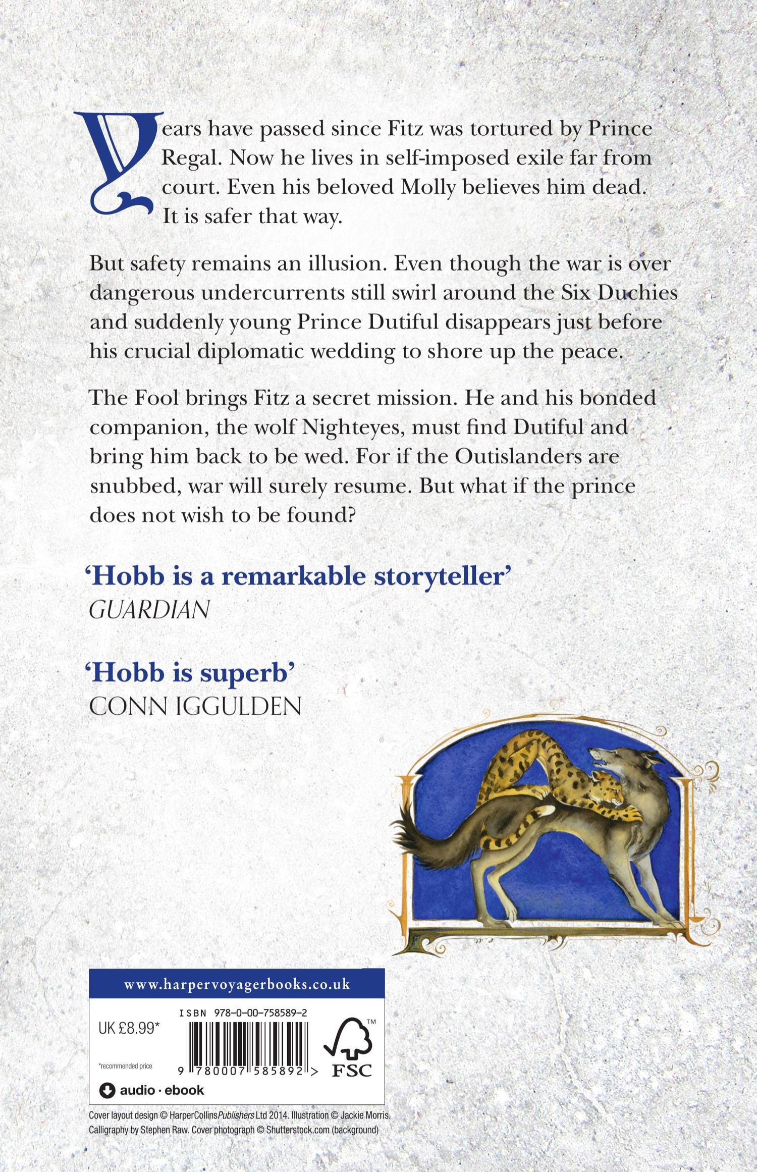 Rückseitencover Fool's Errand