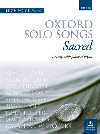 Vorderes Coverbild Oxford Solo Songs: Sacred