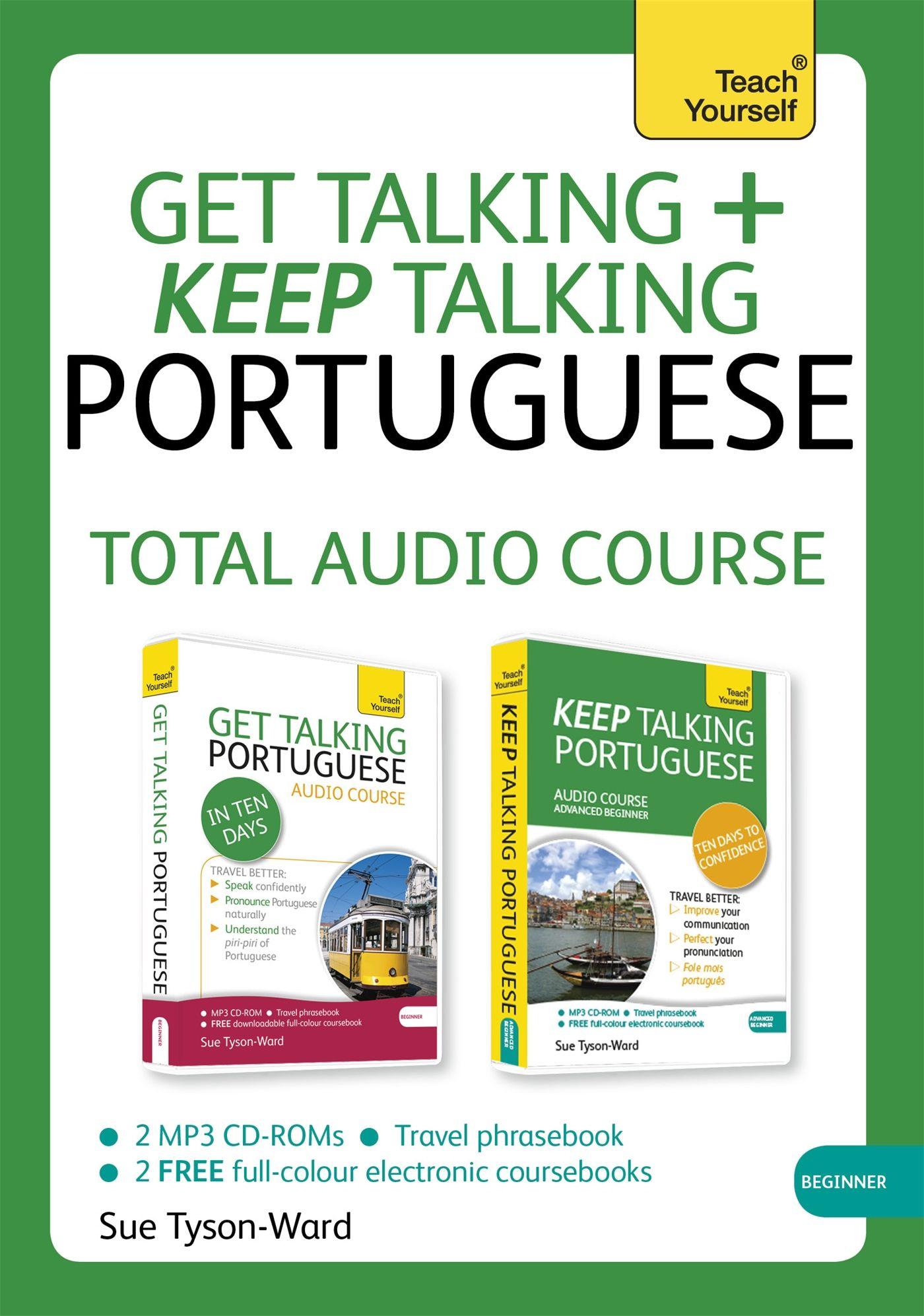 Vorderes Coverbild Get Talking and Keep Talking Portuguese Total Audio Course
