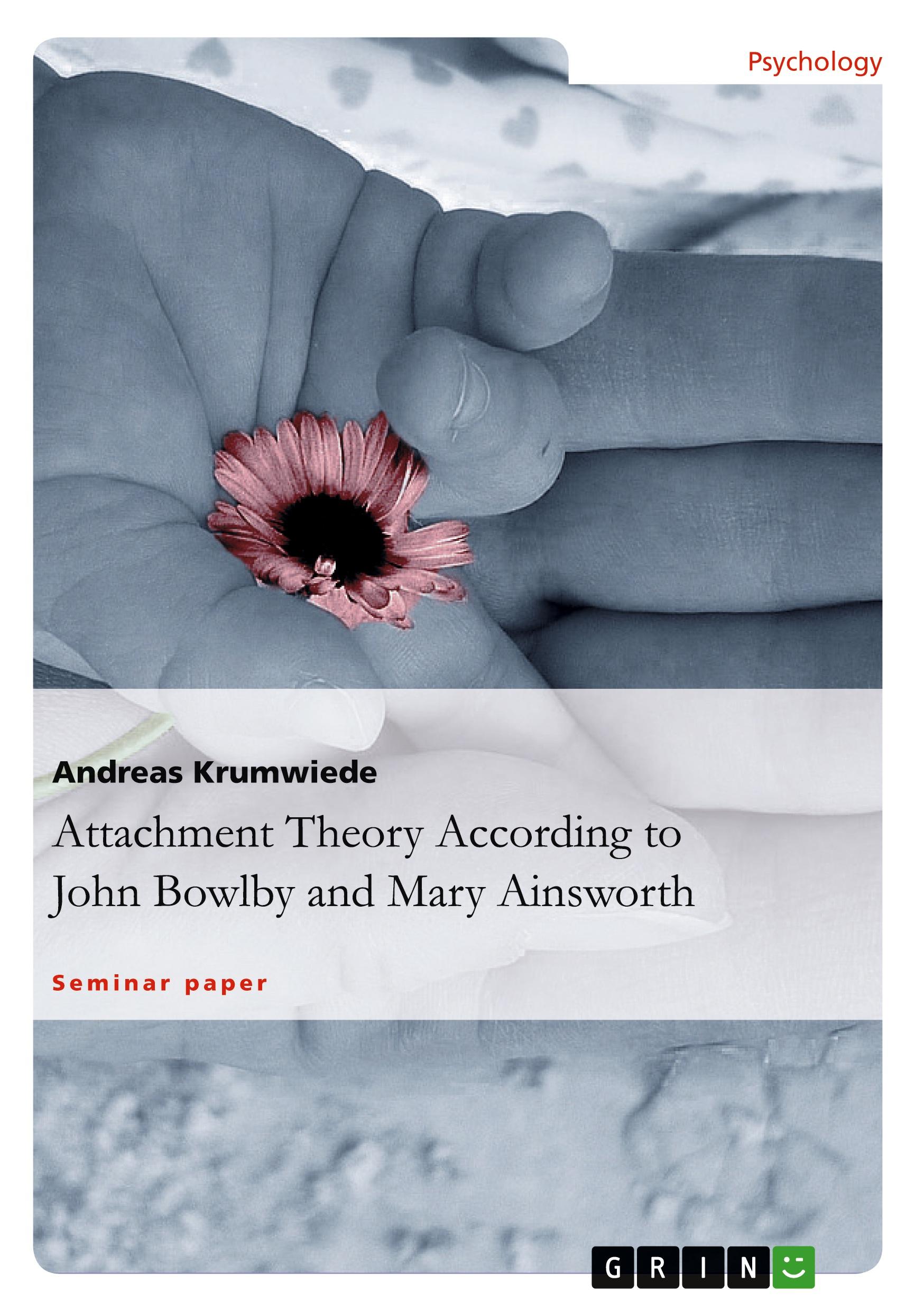 Vorderes Coverbild Attachment Theory According to John Bowlby and Mary Ainsworth