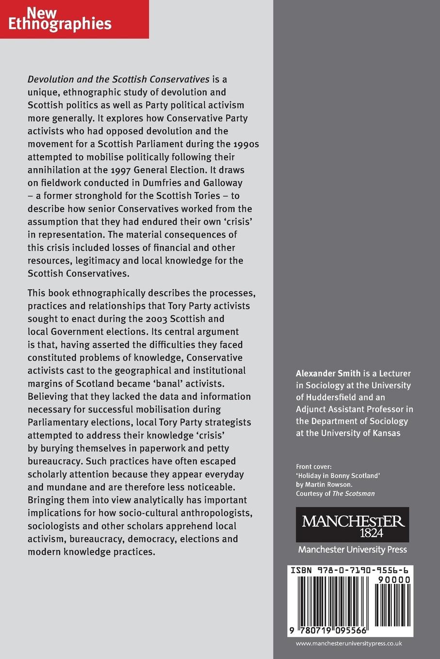 Rückseitencover Devolution and the Scottish Conservatives