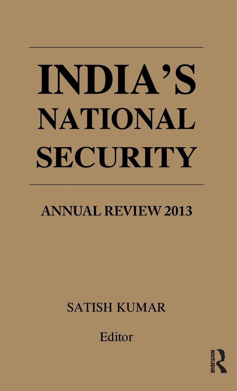 Vorderes Coverbild India's National Security