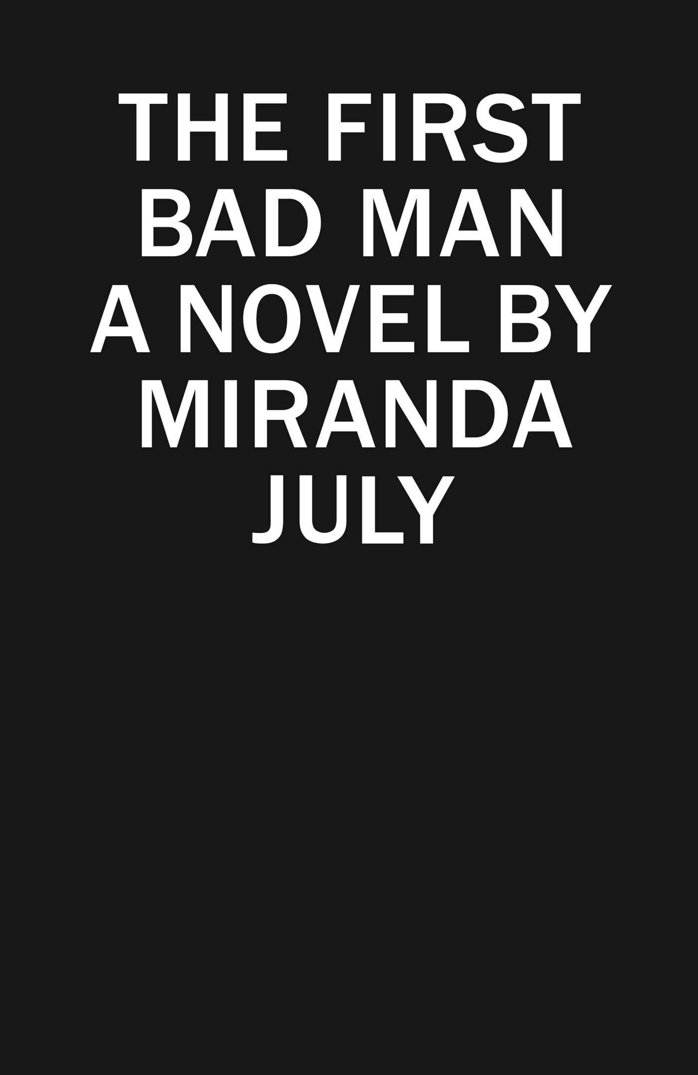 Vorderes Coverbild The First Bad Man