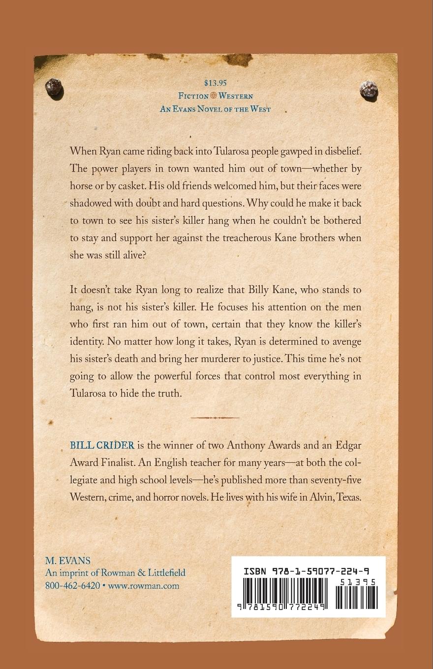 Rückseitencover Ryan Rides Back