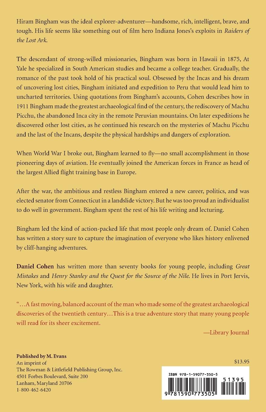 Rückseitencover Hiram Bingham and the Dream of Gold